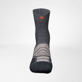 Bauerfeind Outdoor Merino Mid Cut Socks, Men, Lava Grey, 38-41 - 1 Paar