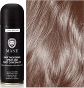 Mane Hair Thickening Spray & Root Concealer - Donkerbruin 200 ml