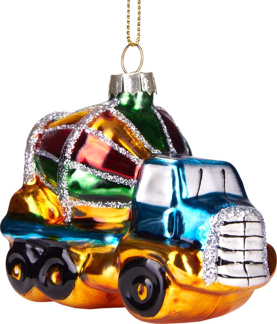 BRUBAKER Handgeschilderde Glazen Kerstbal - Grappig Motief - Handgeblazen Kerstboom Decoratie Figurines Grappige Deco Hanger - Boombal Kerstbal Kerst Decoratie - Zwanenprinses