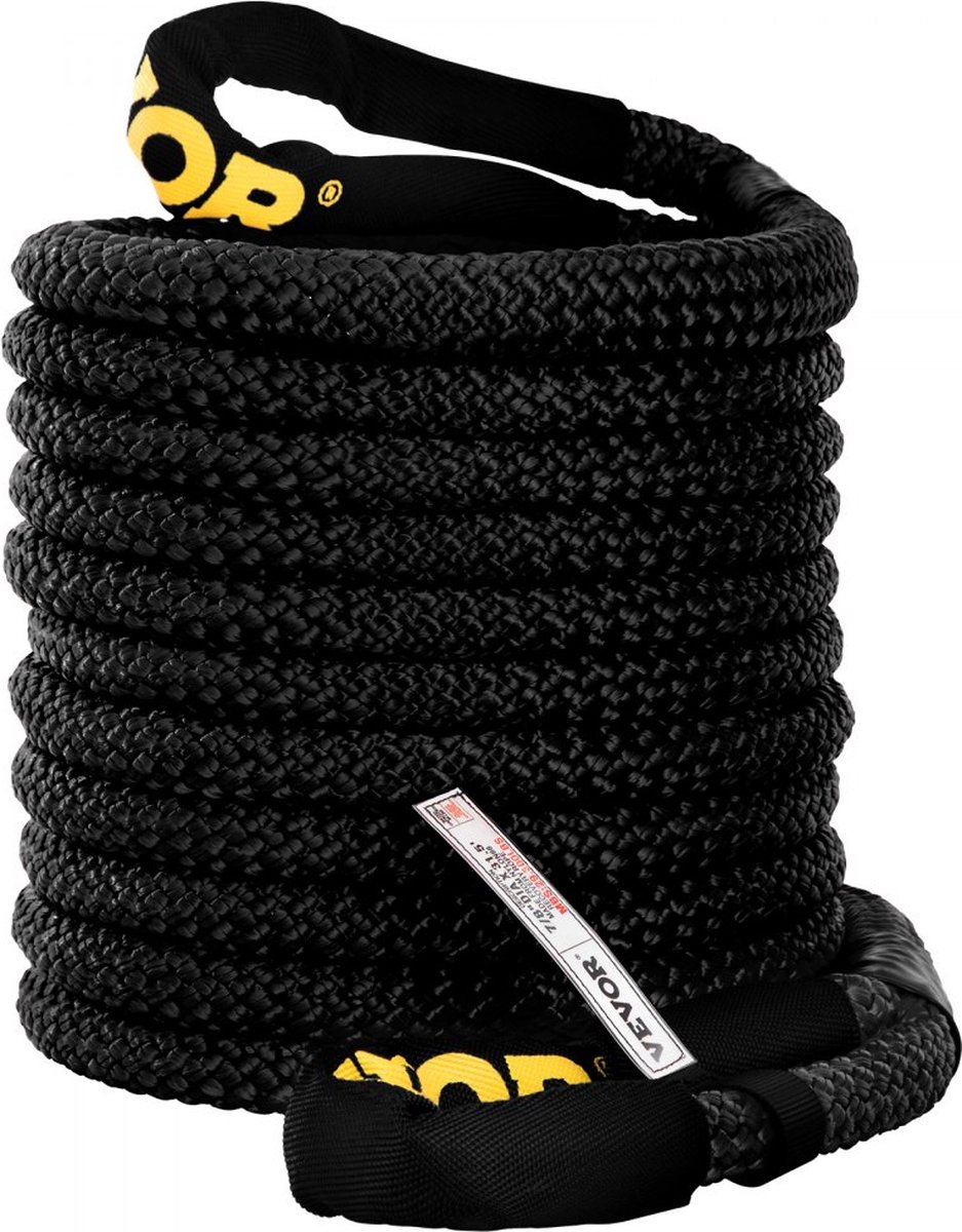 6 Meter Kinetische Sleepkabel – 13000 Kg Trekkracht, Voor Auto, Vrachtwagen, Jeep, ATV, UTV En Tractor