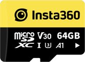 Carte mémoire Insta360 X3 64 Go (CINSAAVC) - Carte Micro SD - Vidéo 4K