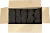 Briquettes de tourbe - Blocs de tourbe - Gazon - Briquettes - 1x10 pièces - Bois de chauffage - Bois de Haardhout - Poêle - Cheminée - 10 kg