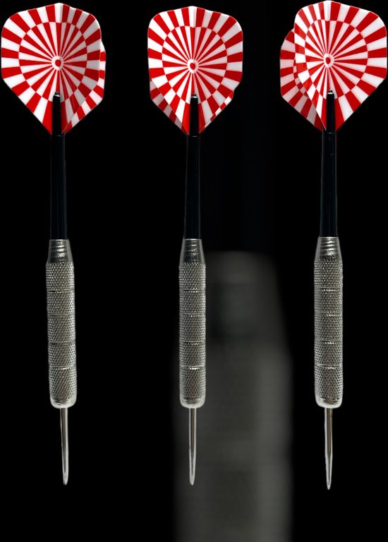 Dartpijlen set - 3x dartpijl - druppelvormige darts incl. darts shafts en hoesje - 21gram - 16CM van Maverton — afbeelding 4