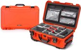 Nanuk 935 Case w/lid org./divider - Orange - Pro Photo Kit case
