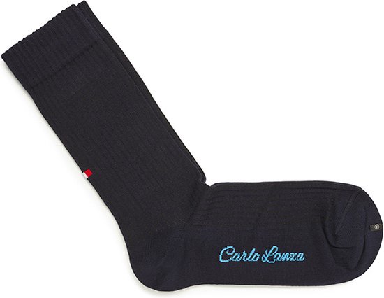 Donkerblauwe casual sokken | Carlo Lanza
