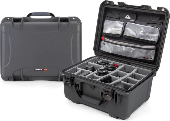 Foto: Nanuk 933 case w lid org divider graphite pro photo kit case