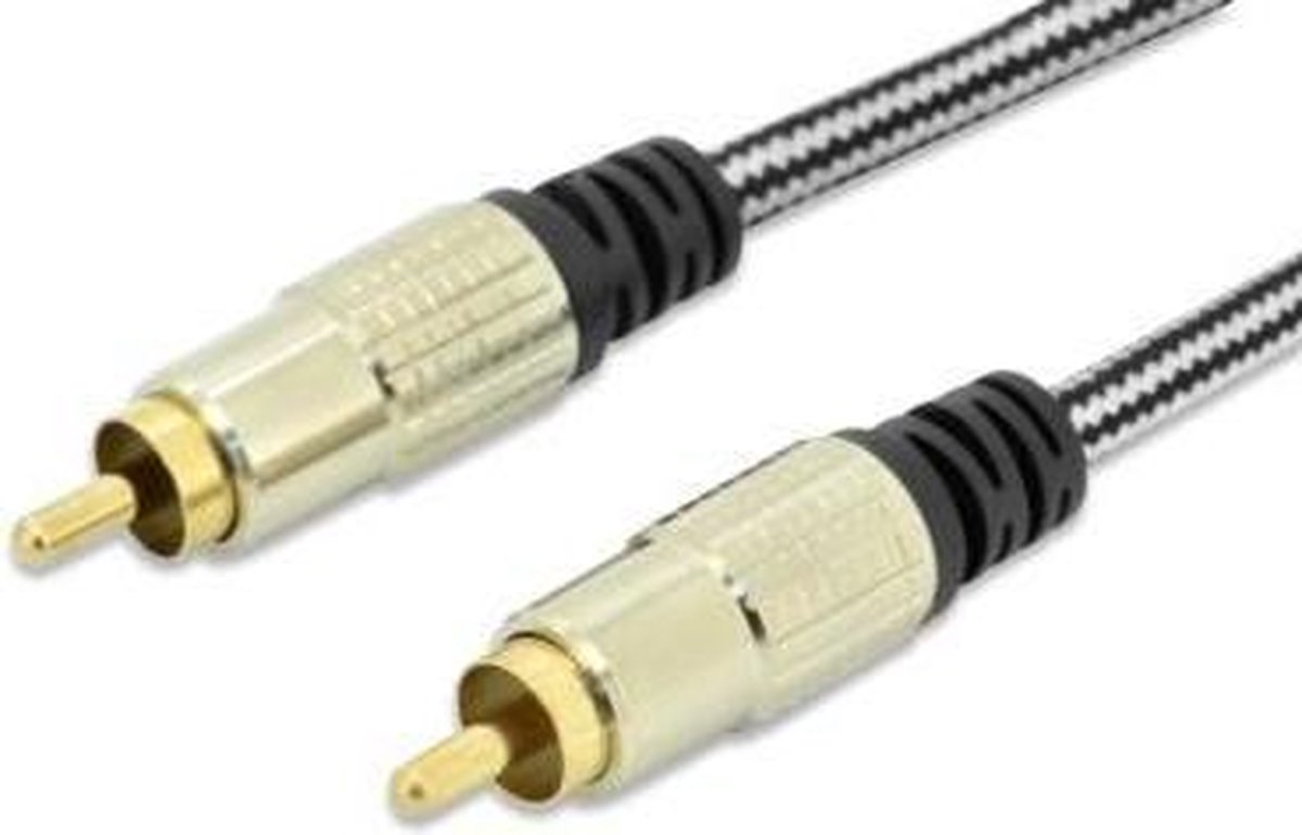 Ednet - Audiokabel 1.5m - Goud - Tulp Aansluiting