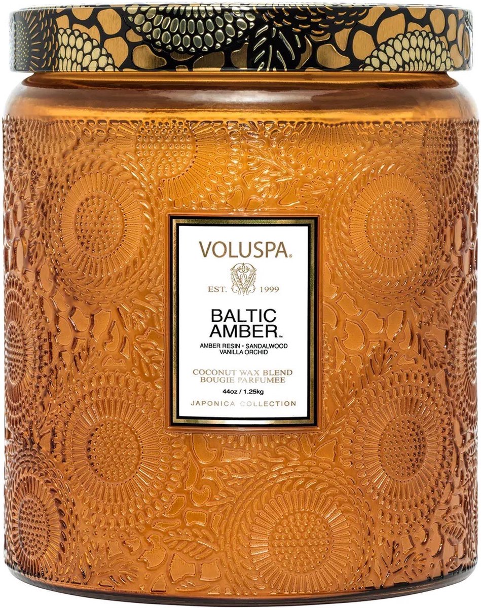 Voluspa Baltic Amber Luxe Jar Candle