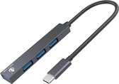 USB C naar USB 3.0 Hub (3x USB) 4 in 1 - Hub Adapter voor Type-C - USB C Hub - USB C Adapter
