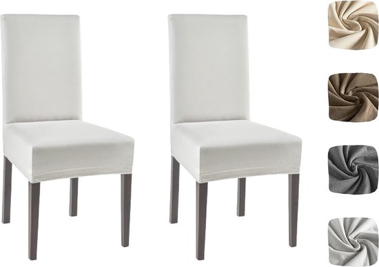 Housses de siège, chaises à bascule, lot de 2, en 96 % coton et 4 % élasthanne, idéales pour les chaises à bascule (gris clair, lot de 2)