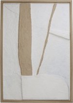 Woonexpress Wanddeco 3D Abstract - Papier/karton - Naturel - 50 x 4 x 70 cm (BxHxD)