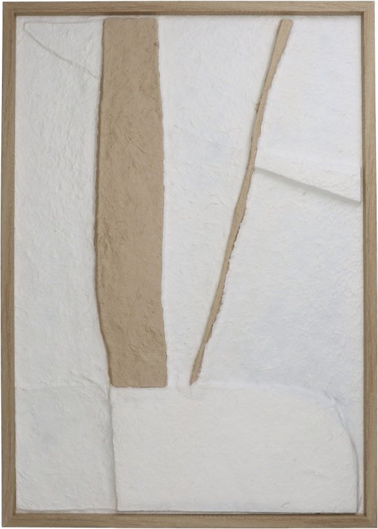 Woonexpress Wanddeco D Abstract - Papier/ karton - Naturel - 50 x 4 x 70 cm (LxHxP)