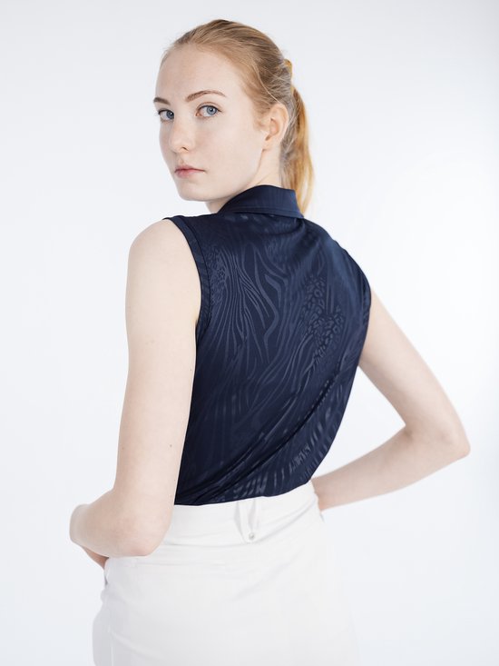 Func Factory dames Poloshirt Scale donkerblauw maat 40 van Func Factory — afbeelding 2