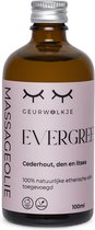 Geurwolkje® Massageolie - Evergreen - 100 ml