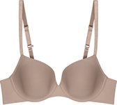 Triumph BH Pure Micro WHP - Racerback bh - Balconette en T-shirt Bh - Naadloze cups - 75C - Taupe