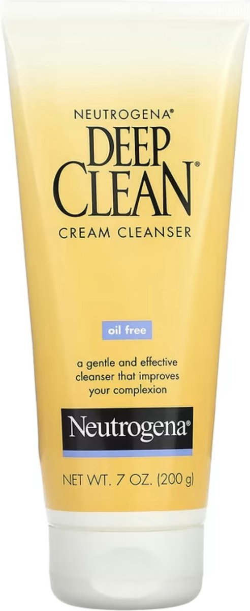 Neutrogena - Deep Clean - Puisten - Cream Cleanser - Acne - Poriën - 200 g