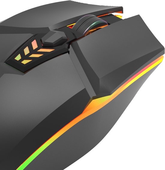 Movetech Gaming Mouse met draad 6D - Muis met draad en LED Licht ...