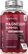 WeightWorld Magnesium Citraat Gummies - 125 mg - 90 Gummies - Natuurlijke druivensmaak