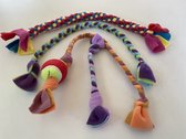 Snuffelplezier - Speeltouwenpakket - Regenboog - kleurrijke speeltjes voor je huisdier