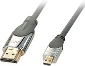 Câble HDMI® CROMO®, compatible HDMI 2.0 Ultra HD, avec Ethernet, type A/D, 2m