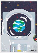 One Giant Leap | Space, Astronomie & Ruimtevaart Poster | A3: 30x40 cm
