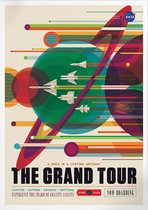 The Grand Tour | Space, Astronomie & Ruimtevaart Poster | A4: 21x30 cm