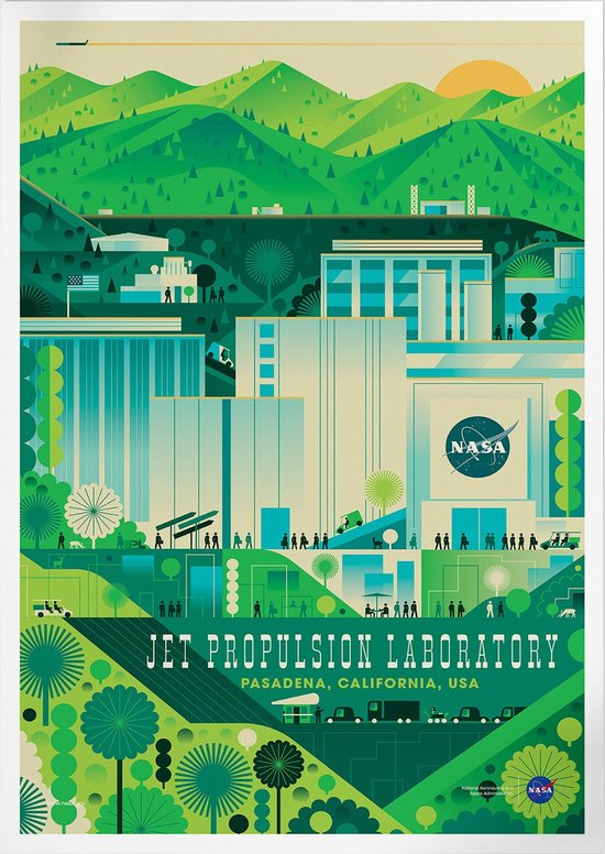 Welcome Back To JPL | Space, Astronomie & Ruimtevaart Poster | A3: 30x40 cm