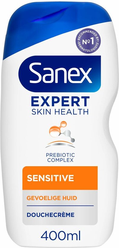 Sanex Douchegel Expert Skin Health Sensitive - 3 x 400 ml - Voordeelverpakking