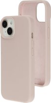 Mobiparts hoesje geschikt voor de Apple iPhone 15 - Siliconen - Beige Roze