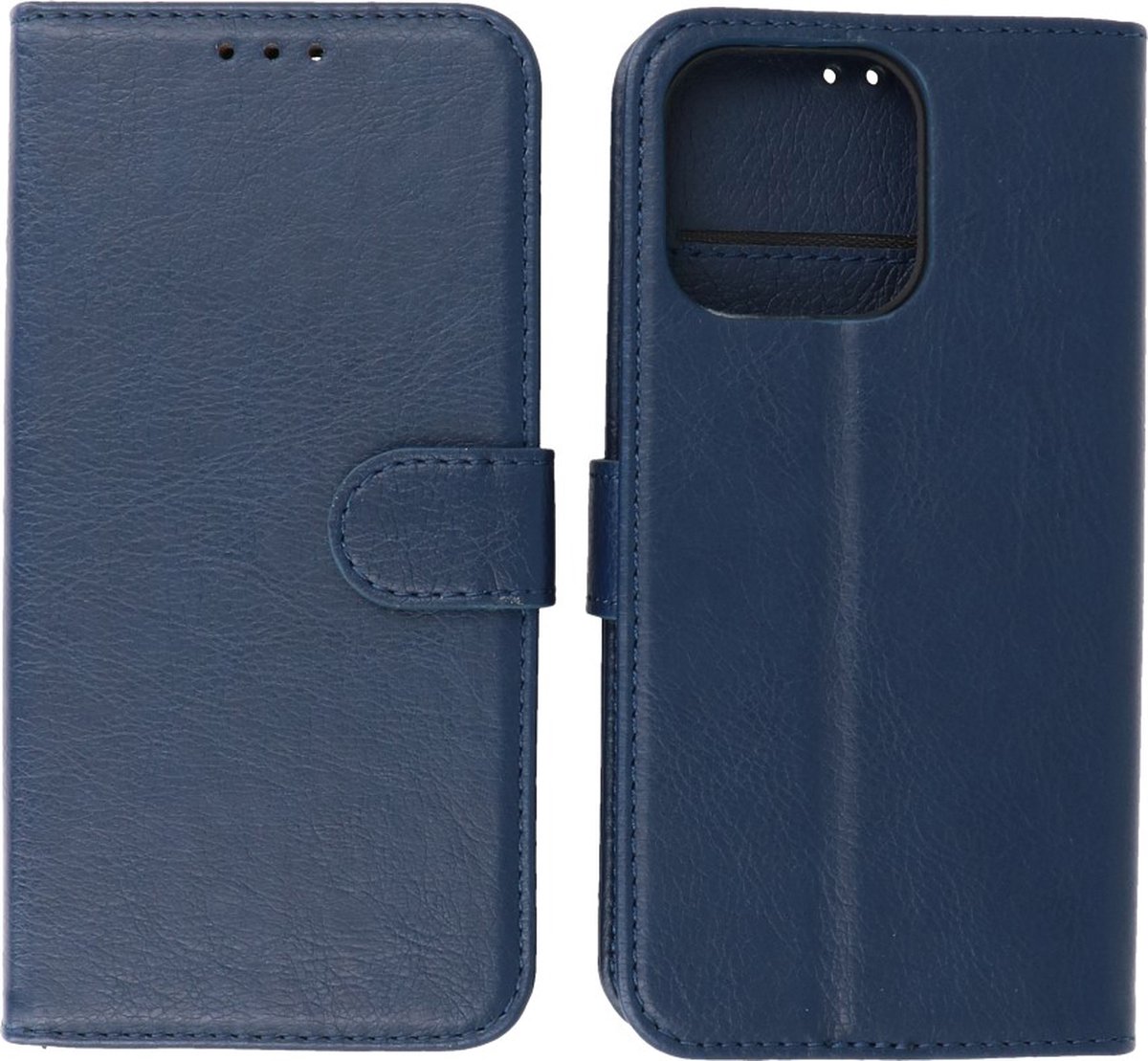 iPhone 15 Pro Max Hoesje Book Case Telefoonhoesje Navy