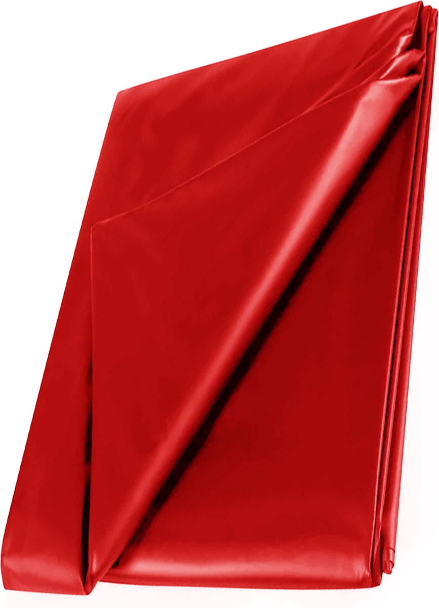 Sekslaken Rood - WetPlay PVC Bedlaken 210x200cm - Rood PVC Sexlaken