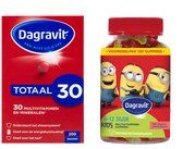 Dagravit Totaal 30 Multivitaminen voor volwassen - 200 dragees + Multivitamine kinderen Vitaminions - 120 gummies - Familieverpakking