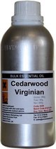 Etherische Olie Cederhout 500ml - 100% Essentiële Cederhout Olie - Etherische Oliën in Bulk - Aromatherapie - Diffuser Olie