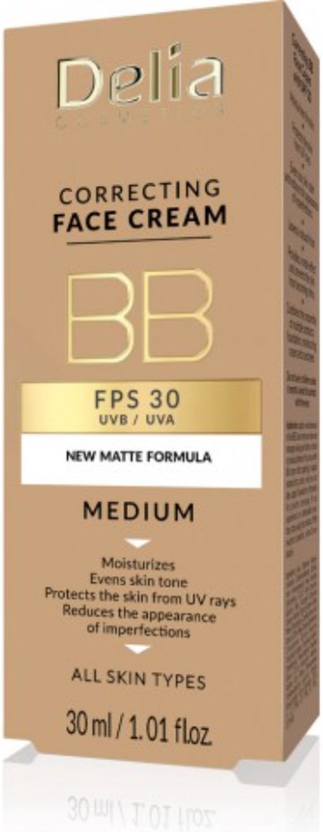 Delia BB-gezichtscrème 30 ml spf 30 ml - medium new matte formula