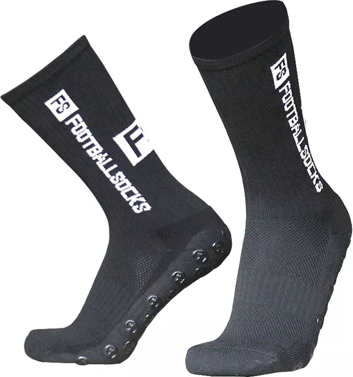 Footballsocks® Gripsokken - Gripsokken Voetbal - Grip Socks - One Size - Anti Slip - Gripsokken Zwart