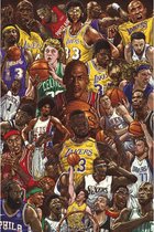 Basketball Superstars Poster 61x91.5cm