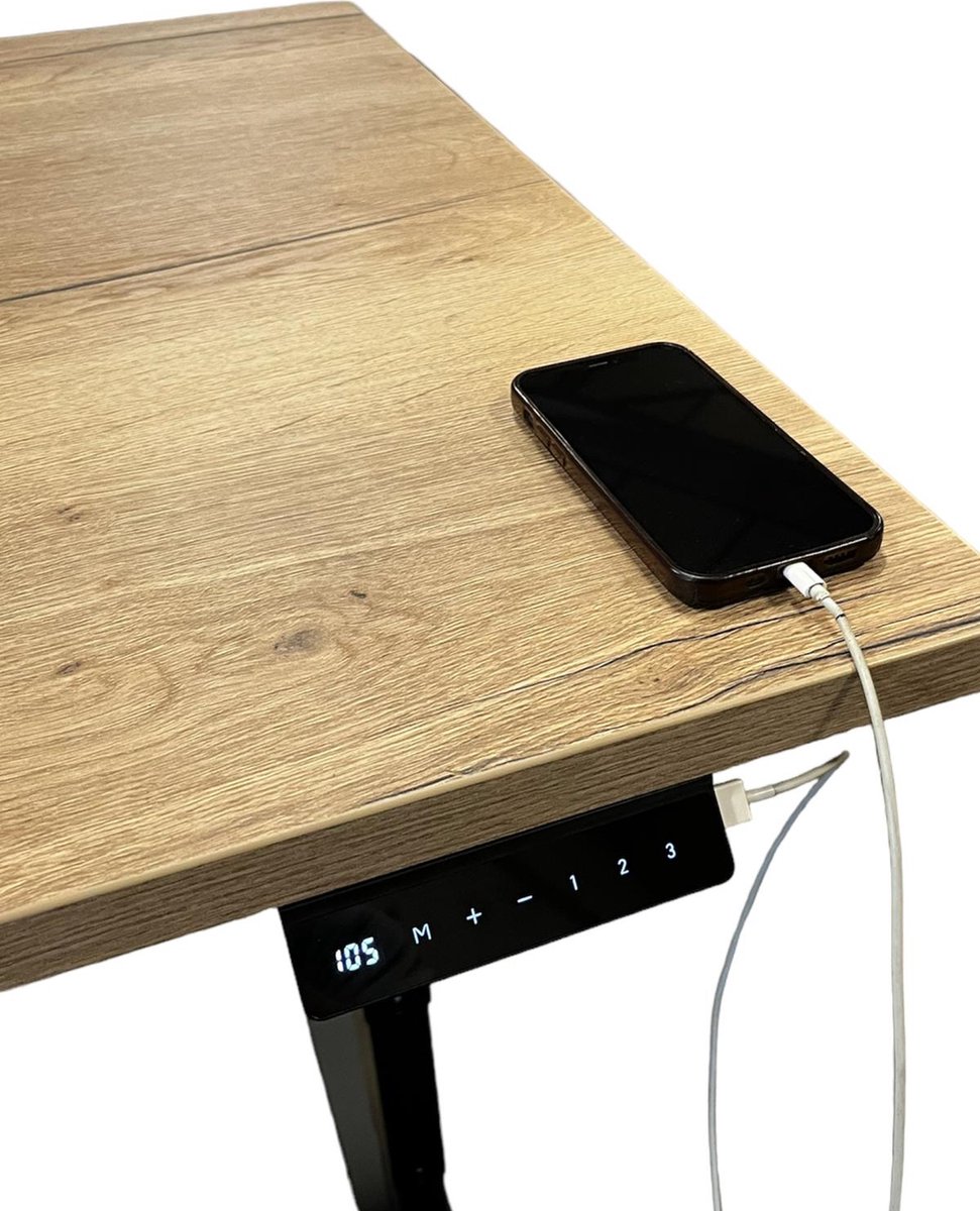 null Halifax Premium Elektrisch Zit-Sta Bureau - afbeelding 5