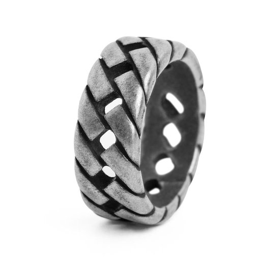 Zentana Schakel Ring - RVS Verweerd - Chain Ring - 12
