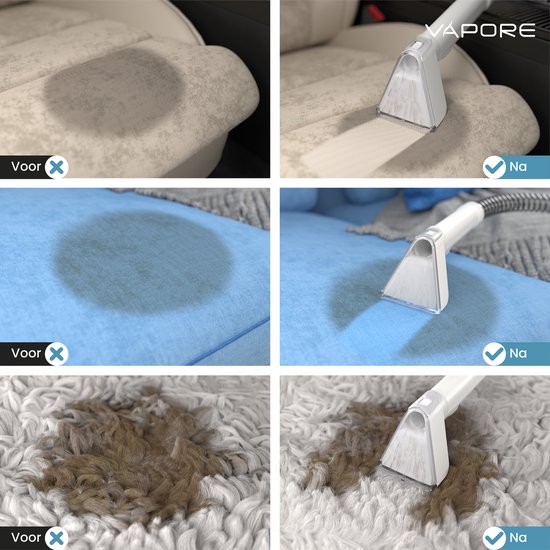 Vapore Carpet Cleaner - Nettoyeur de taches portable - Avec