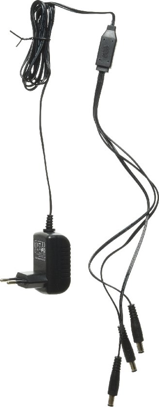 Lumineo - 4,5 volt 3x trafo 4,5v-3,6w zwart