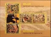 Bpost - 5 zegels - Verzending België - Tarief 2 - Centrum van tapijtkunst