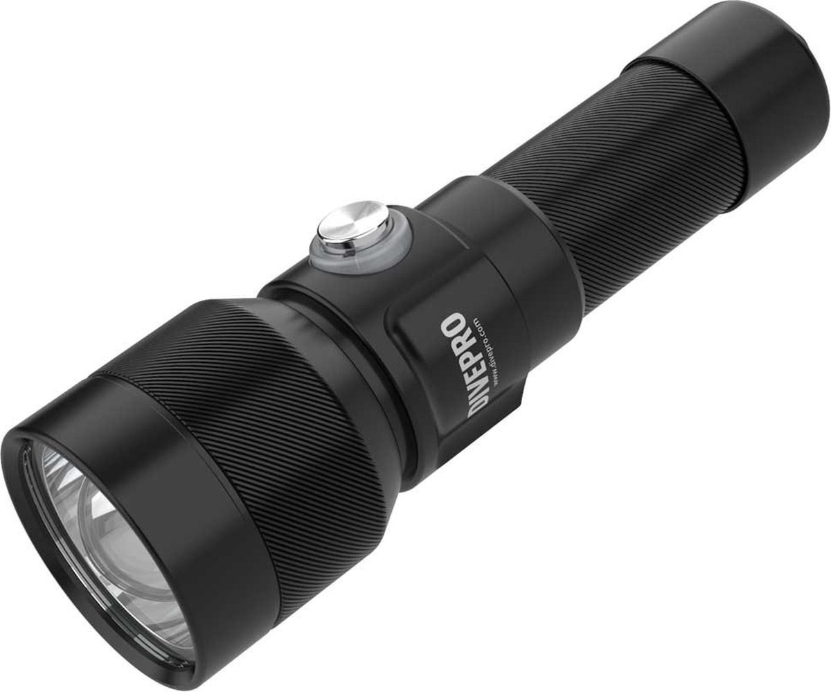Divepro S26 Duiklamp Onder Water S26 2600 Lumen 6° Straal Zilver 2600 Lumens