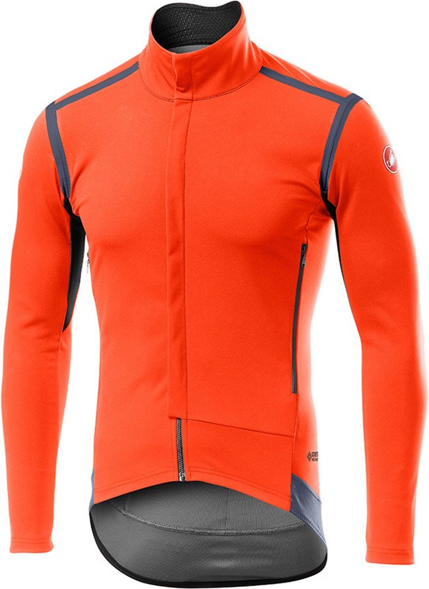 Castelli Perfetto Ros Goretex Jas Oranje S Man