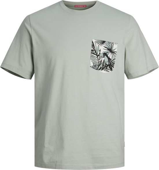 T-shirt Homme JACK&JONES JORARUBA CONVO POCKET TEE SS CREW NEC LN - Taille XL