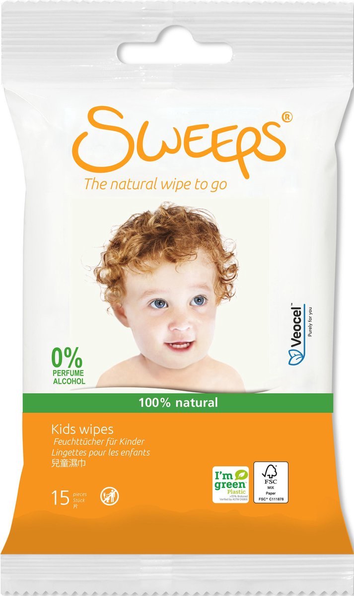 Goedkoopste Sweeps Kids Wipes - 12x15 Stuks - Voordeelverpakking