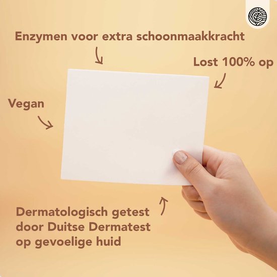 Cosmeau G5 Wasmiddel Wasstrips 120 5-Enzymen Wasbeurten Lentefris - Wasvellen - Wasmiddeldoekjes - Detergent Sheets - Bamboozy