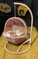 Luna Mini hangstoel voor kat of hond Roze