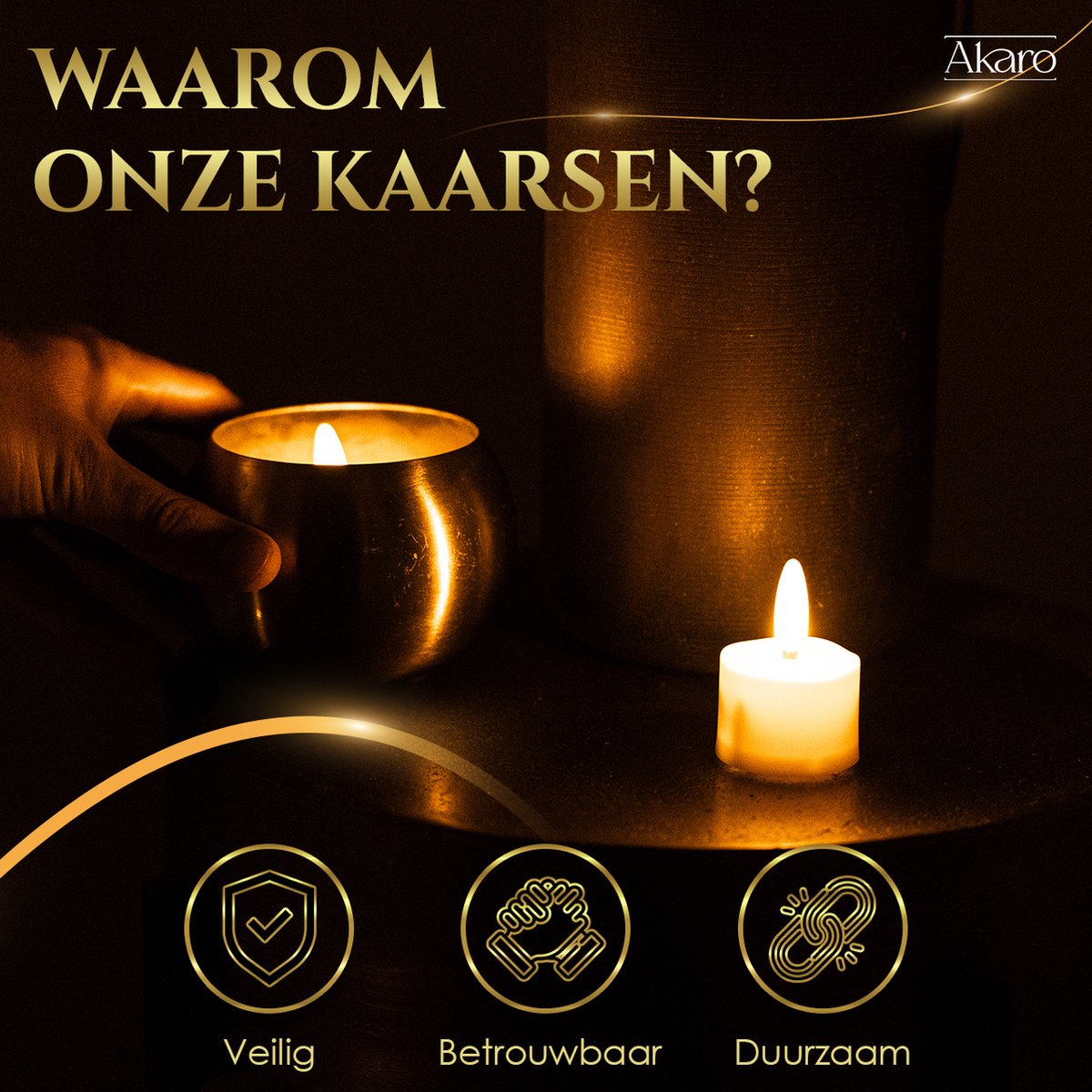 Akaro Oplaadbare Waxinelichtjes – 12 Flikkerende LED Waxinelichtjes – Theelichtjes Oplaadbaar - met Afstandsbediening & Oplaadstation – 75+ Branduren — cadeau in Wonen & Interieur - foto 7
