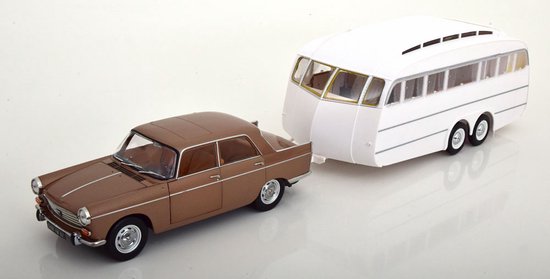 PEUGEOT 404 AVEC Caravane Echelle 1/43 CIJ Norev Ref C80002 EUR 79,90 - FR