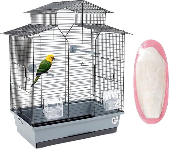 Ferplast Vogelkooi Piano 4 Grijs/zwart van Ferplast misc